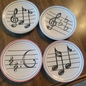 Musical Note Ceramic Mini Plates